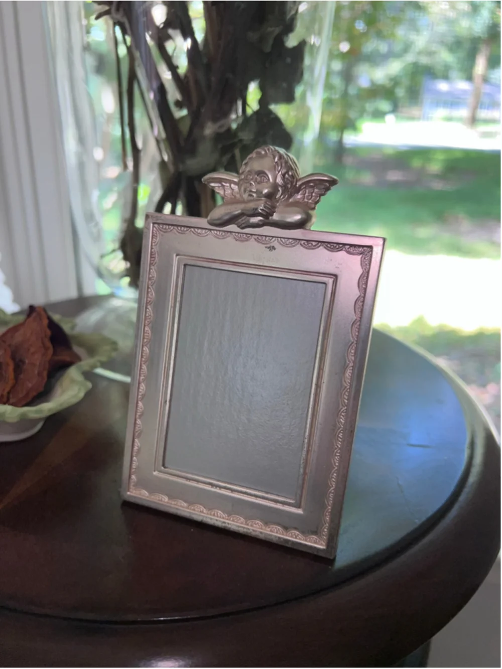 VTG Cherub Angel Picture Frame One Size Silver